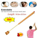 Wooden Bamboo Telescopic Back Scratcher Extendable Itching Self Massager HOT!