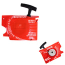 Red Recoil Pull Starter For Chinese Chainsaw 4500 5200 5800 45 52cc 58cc FU