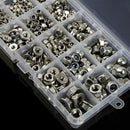 1set 304 Hex Nut Sets Household Nylon Lock/Cover Decoration/Flange Nuts 385 Z9C3