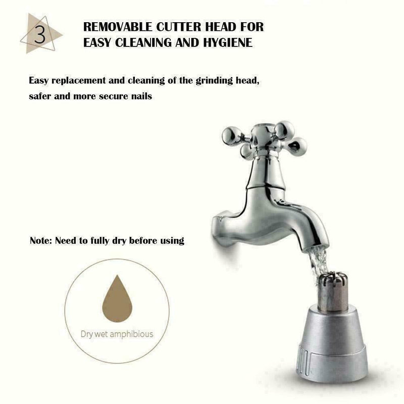 Electric Nose Hair Trimmer Nose and Ear Eyebrow Clippers Nasal X1O2 Water I5Z8