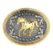 Engraved Animal Horse Oval Cowboy Belt Buckle Rodeo Mens Fashion Jewelry