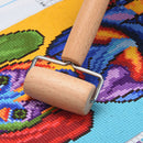 5D Diamond Painting Kits Double Wooden Roller - DIY Rhinestone Embroidery