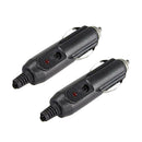 10Pcs12-24V With Fuse Red LED Male Car Cigarette Lighter Socket Plug Con HHB