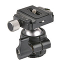 LC-28 Metal 360 Rotating Ball Head w/ 1/4 Quick Release Plate+Bubble Level