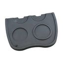 Nonslip Silicone Coffee Tamping Corner Mat Espresso Tamper Mat Black Double