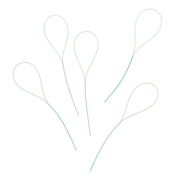 30pcs Floss Threaders Dental Floss Holders Between Orthodontic Braces Bridge NTO