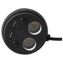 Cup-shaped Car Charger Multifunction Display Voltage 3.1A 2 USB Car Charger T3L9