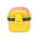 Stationery Hamburger Pencil Sharpener with Two Rubbers Eraser Student KidsEHBX