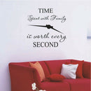 1X time spent with family is worth every second art wall stickers home decals JR