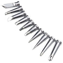 10Pcs Durable Soldering Tip Set for Weller WSD81 WD1000 WSP80 WP80 LT Solde