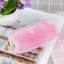 3Pcs/set Winter pink soft warm plush car steering wheel cover handbrake cover ME