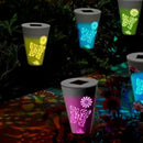 3X Solar Hollowed Butterfly Garden Lamp Yard Lawn Decor Color Change LED Lights