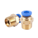10 pcs Compressed Air Hose 13mm Male Thread 6mm Hose Connection Quick Fitti M5N5