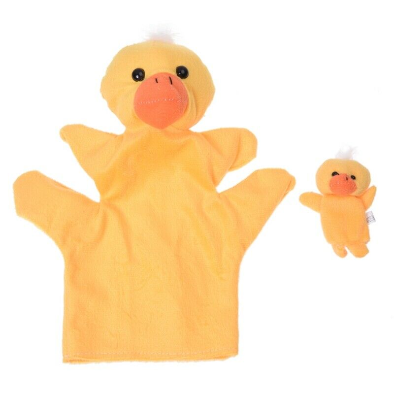 Yellow Duck Hand Puppet Finger Puppet C5P8