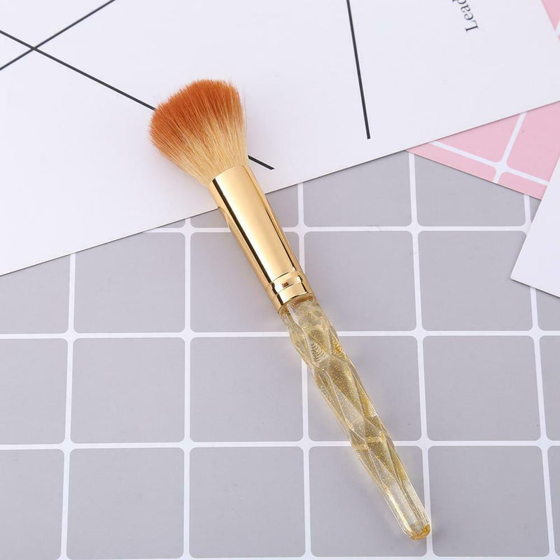 Diamond Makeup Brush Women Cosmetics Beauty Make Up Brush Tool (Yellow) A