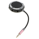 3.5mm 1Male to 8 Female Splitter Stereo Extension Audio Cable Black