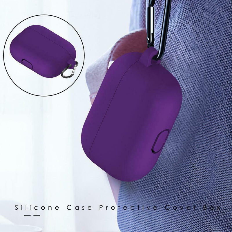 Anti-Fall Silicone Case Protector Organizer Box for Airpods Pro Wireless Headset