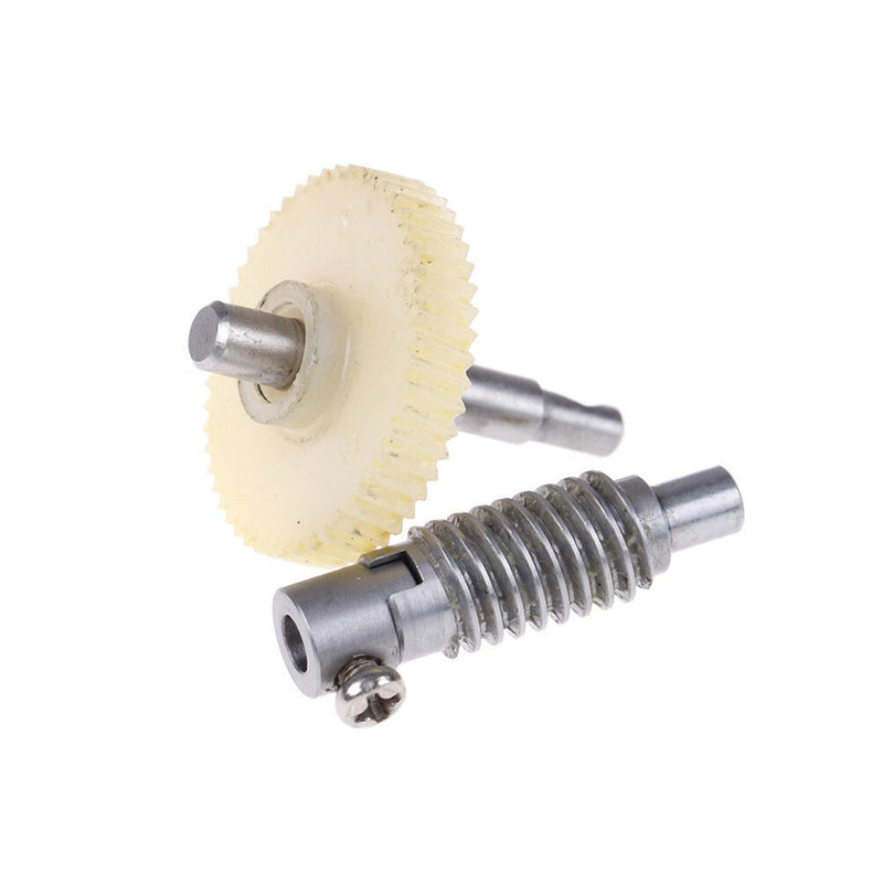 Metal worm wheel reduction gear set plastic gear reducer kit for diy accessory