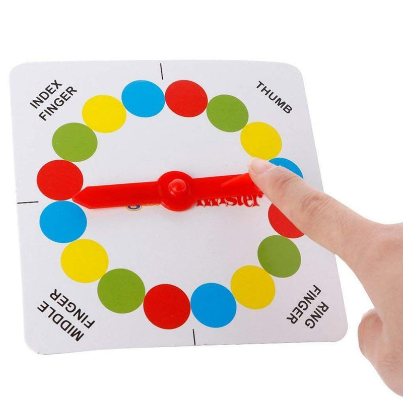 Funny Family Finger Twister Board Mini Version Table Party Game for 2 players