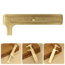 Measurement Tool Pocket 80mm Mini Brass Sliding Gauge Vernier Calip