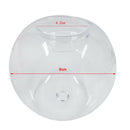 10pcs Thermal Glass Ball Tealight Candle Holder Holiday Wedding Decor 8cm