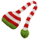 Christmas Crochet Knit Baby Photo Hat Green Red