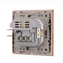 Electrical Wall Socket Double USB Port 220-250V 16A Socket Power Outlet 84x84mm