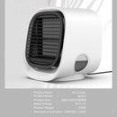 Premium Mini Air Conditioner Cooling LED Cooler Small Humidifier Office Fan