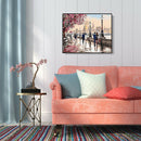 Hand Painted Picture Frameless DIY Garden Path Painting By Numbers Craft