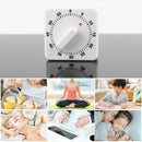 60 Minutes Square Kitchen Timer Cooking Countdown Alarm Mechanical Tools