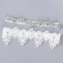 Women Rhinestone Lace Leg Wedding Garter Thigh Ring Belt Bridal Accessories FT