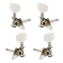 4 Pcs Sealed Gear Ukulele String Tuning Pegs Keys For Ukulele Uke Guitar
