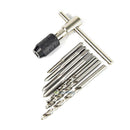 9pcs T Type Thread Tap Reamer M3/M4/M5/M6/ Steel Hand Machine Screw Tool Kit