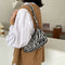 Animal Pattern Women Underarm Shoulder Bag Women Travel Handbags (Zebra)