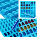 Silicone Chocolate Cake Candy Jelly Biscuit Mould Mold +Dropper, Hot Baking G1C6