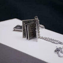 Stainless Steel Cross Bible Verse Prayer Dog Tag Pendant For Men Necklace K X0K6
