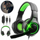 for Xbox one PS4 PC LED Game Headset Mic Stereo Surround Headphone 3.5mm Wired