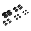 10Pcs Acrylic Flesh Plug Earring Stud Ear Stretcher Piercing Cheater Tunnel 16G