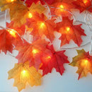 1M 10 LED String Maple Leaves Fairy Garland String Lights Battery Operated  K8P5