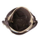Large-Capacity Travel Lady Messenger Bag Solid Color Portable Handbag Multi F9B5