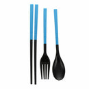Outdoor Travel Picnic Portable Tableware Eco-friendly ABS Tableware Chopsti N7E5