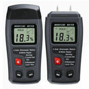 0-99.9% Digital Wood Moisture Meter Tester Damp Hygrometer 2Pins K1A9