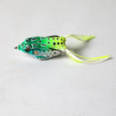 5 Pcs Toad Soft Plastic Hollow Fishing Lure Crankbait Hooks Bass Bait Frog Gw