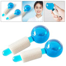 Pack of 2 Facial Massager Ice Ball Face Roller Massage Tool,Naturally Even Out
