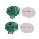 2pcs Qi Wireless Charger PCBA Circuit Board with Coil Wireless Charging
