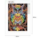 5D DIY Special Shaped Diamond Painting Owl Embroidery Mosaic Kits (DS008)