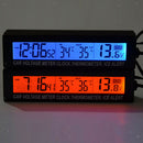 3 in 1 Multi-function Car LCD Digital Clock Voltage Meter Thermometer Voltmeter