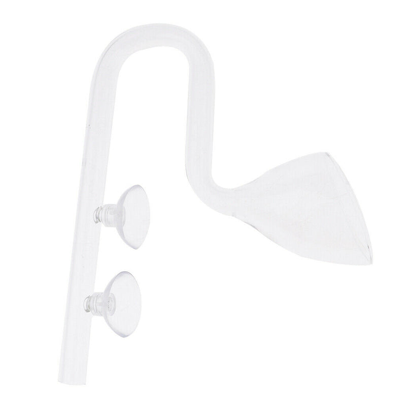 2Pcs Aquarium Tank Outlet Glass Lily Pipe Outflow Water Filter Pipe 13mm