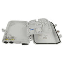 Wall Panel Indoor Fiber Optic Terminal Box PLC Distribution Box 8Cores FTTH Box