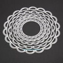 5pcs Circle Metal Cutting Dies Embossing Stencil DIY Scrapbook Paper Cards Decor